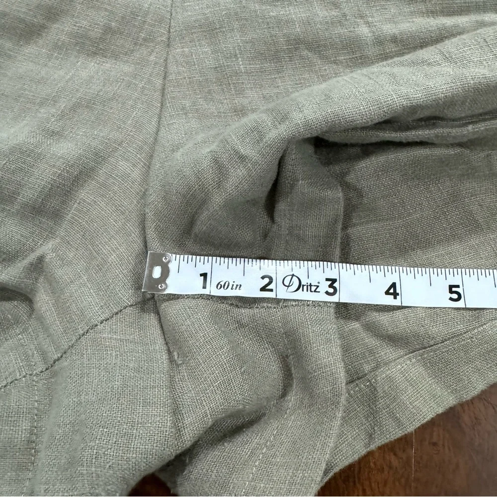 Only Child Linen Shorts Slow Fashion Made In USA Size 22